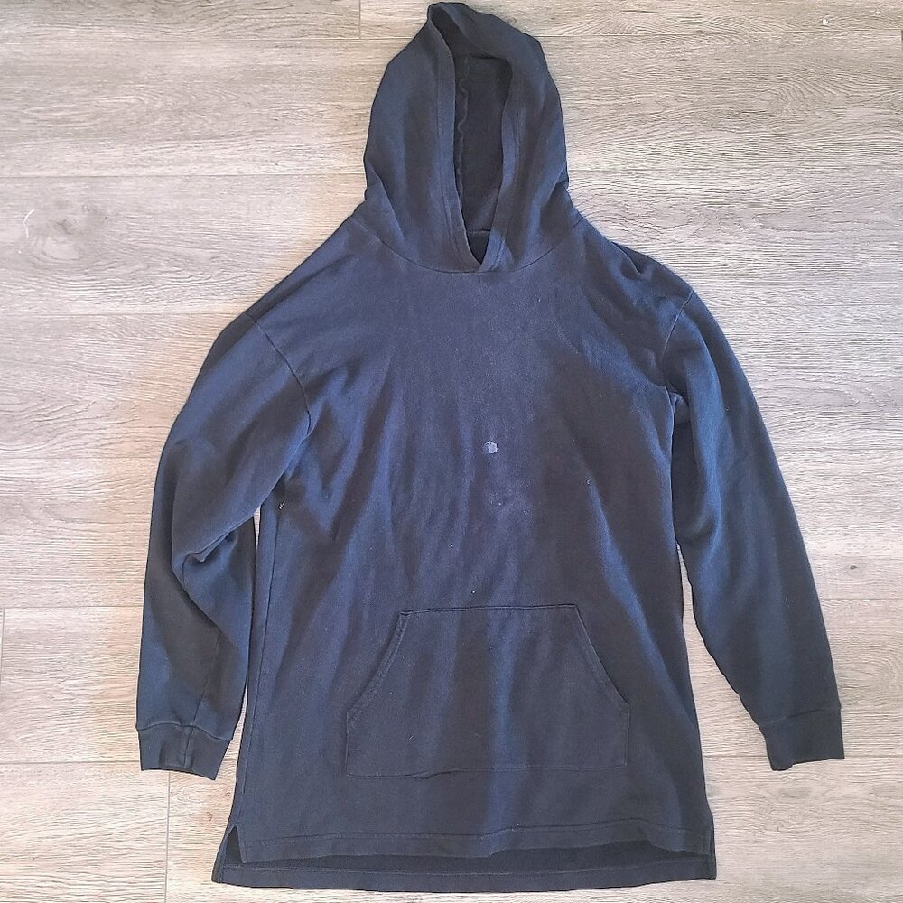 American Apparel Oversized Black Hoodie with pocket
